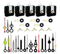 Kit de mecanismo de reloj de cuarzo, funciona con pilas, movimiento silencioso, reparación de bricolaje con múltiples longitudes de eje, alto par para relojes de pared personalizados, hogar, escuela