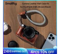 Kit de media funda de cuero SMALLRIG 4880 para FUJIFILM X-M5 (Marrón)