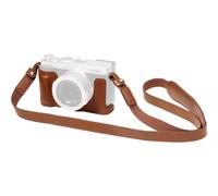 SMALLRIG Kit de Media Funda de Cuero para Panasonic LUMIX L10, Incluye Funda Protectora de Estilo Retro y Correa para el Hombro, Orificio roscado de 1/4"-20, Compatible con trípodes (marrón) - 6275
