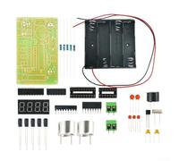 Kit de medición de distancia, módulo de sensor de onda de sonido con pantalla digital para práctica de soldadura electrónica educativa y proyectos de aprendizaje (B)