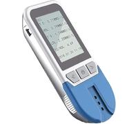 Kit de medidor de monitor de lípidos multifunción 5 en 1, CHDL, LOL, HDL y probador de colesterol total con 10 tiras reactivas, múltiples conjuntos de valores de memoria, resultados rápidos. (Tester)