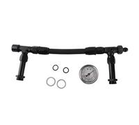 Kit de medidor de presión de con línea, medidor mecánico de 0-100 PSI para carburador - Kit de probador de presión de para carburador 4150 Quick AEd, línea de alimentación dual (AN8)