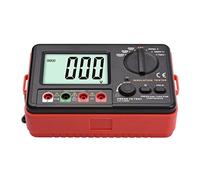 Kit de medidor de resistencia de aislamiento digital multifunción con pantalla LCD retroiluminada, CC 250 V, 500 V, 1000 V, CA 750 V, para maquinaria eléctrica, cable, equipo