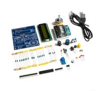 Kit de medidor digital para condensadores e inductores con fuente de alimentación USB y carcasa acrílica (piezas)