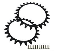 Kit de mejora de tracción para robot Landroid, 2 piezas, piezas de repuesto antideslizantes de 225 mm, para robot de corte Worx WR153E WR155E, color negro