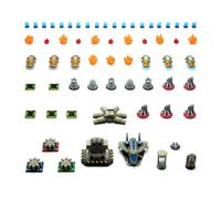 Kit de Mejora para Nemesis Retaliation - 65 Piezas. Tokens 3D, Miniaturas y Piezas de Escenografía. Accesorio para Juego de Mesa