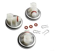 Kit de membrana reguladora de presión para cafetera totalmente automática, resuelve fallos del sistema de llenado para nivona para Siemens 59504 71768 juego de reparación (3 piezas)