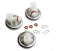 Kit de membrana reguladora de presión para Nivona para Bosch para SIEMENS Máquina de café totalmente automática 59504 71768 Sistema de llenado de reparación 6 unidades (3 piezas)