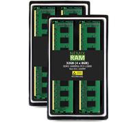 KIT DE MEMORIA RAM NEMIX DE 32 GB (4 X 8 GB) DDR3 DE 1600 MHZ PC3-12800 2Rx8 DE 1,35 V Y 240 PINES UDIMM NO ECC SIN B?FER PARA ESCRITORIOS