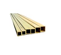 Kit de metal de animación Stop-Motion para principiantes, tubo telescópico cuadrado de latón de 1/8 pulgadas, 5/32 pulgadas, 3/16 pulgadas (pared de 0.14 pulgadas x 12 pulgadas de largo), 2 piezas