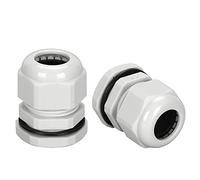 Kit de mezcla de sellos de cable, Conectores de cable de nailon de plástico, conector de prensaestopas IP68, nailon PA66, caucho EDPM, paquete de 100(M12x1.5 100pcs)