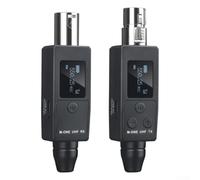 Kit de micrófono inalámbrico UHF profesional con interfaz XLR, reducción de ruido de larga duración para batería, sistema de micrófono de mano inalámbrico para iglesia, boda, fiesta de DJ
