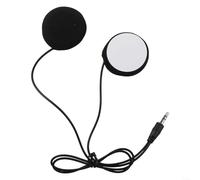 Kit de micrófono y altavoces para casco de motocicleta con cable duro suave para Moman RS-H4P, accesorio de auriculares con cancelación de ruido de alta fidelidad, color negro (A)