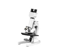 Kit de microscopio Compuesto Binocular for niños y Adultos, con luz de Relleno, for experimentos científicos microscopi portatil