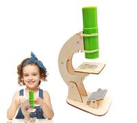 Kit de microscopio para - Mini microscopio portátil, cuchillas preparadas, guía de laboratorio STEM | Juguete científico educativo para 6 a 12 años, experiencia de exploración, Proyecto de obser