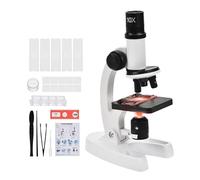 Kit de Microscopio para Niños - Juguete Educativo de Ciencia con Aumentos de Trescientos a Mil Doscientos Veces,Microscopio Junior Geográfico | Para proyectos actividades naturaleza aire libre camping