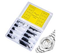 Kit de mini anillos de goma - Sellos de corona de reloj, juego de anillos tóricos pequeños | 500 piezas de accesorios de reparación de relojes resistentes al calor, de sellado de relojes imper