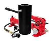 Kit De Mini Cilindros Hidráulicos De Elevación De 4 Pulgadas, Gato Hidráulico De Simple Efecto Cilindro Hidráulico De Ariete Con Retracción Automática Para Maquinaria, 20/30/(Size:con bomba,Color:20T)