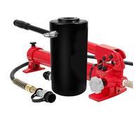 Kit De Mini Cilindros Hidráulicos De Elevación De 4 Pulgadas, Gato Hidráulico De Simple Efecto Cilindro Hidráulico De Ariete Con Retracción Automática Para Maquinaria, 20/30/(Size:con bomba,Color:30T)