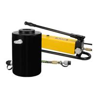 Kit De Mini Cilindros Hidráulicos De Elevación De 4 Pulgadas, Gato Hidráulico De Simple Efecto Cilindro Hidráulico De Ariete Con Retracción Automática Para Maquinaria, 20/30/(Size:con bomba,Color:60T)