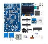 Kit de mini osciloscopio digital con STC8A8K MCU, pantalla de 0.96 pulgadas, muestreo de 1 canal de 10 kHz, para entusiastas de la electrónica y educación STEM (A)