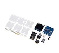 Kit de Mini Reloj con Pantalla de Diodo Emisor de Luz Orgánica para Uso Doméstico, Carcasa Acrílica Transparente y Módulo de Sincronización WiFi
