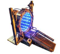 Kit de miniatura de esquina de libro de madera - Inserto de estantería 3D | Diorama Craft con luces LED | Biblioteca creativa Juego de construcción de modelos decorativos para cafetería escolar