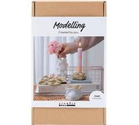 Kit de modelado Creativ Company 977844 Beige Ton masa creativa 31x18x5 cm