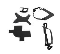 Kit de Modelador de Barba de 5 Piezas, Herramienta de Peinado para Dar Forma a la Barba con Plantilla de Guía de Plantilla de Barba, Borde de Alineación para Hombres, Mandíbula,