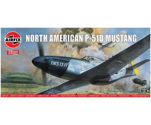 Kit De Modelo A Escala 1:24 Airfix 14001V North American P-51D Mustang