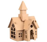 Kit de modelo de cabaña: casa de papel hecha a mano, juguete artesanal creativo, juego de miniaturas de construcción educativa | Proyecto de ensamblaje de arquitectura plegable, para cumpleaños, vacac