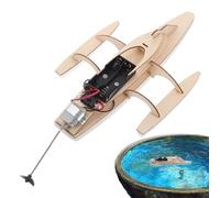 Kit de Modelo de de Madera - de Montaje de yate de Bricolaje, Juego de Manualidades educativas | Solución de construcción Divertida multipropósito Adecuado para Niños Niñas Familia