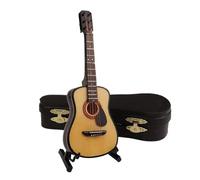 Kit De Modelo De Instrumento Musical Mini Instrumento Golpeador Modelo De Guitarra Folk Adornos Instrumento Musical En Miniatura Regalos Creativos(G20CM)