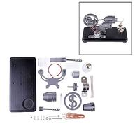 Kit de modelo de motor Stirling que funciona, kit de motor Stirling con generador y luces LED, experimento científico y kit educativo de física para adultos