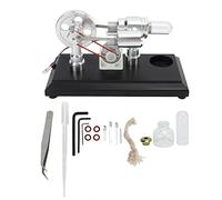 Kit de Modelo de Motor Stirling Toy Educativo con LED de Color Múltiple CNC Diseño Exquisito Terminado para Proyectos Científicos Aprendizaje Físico