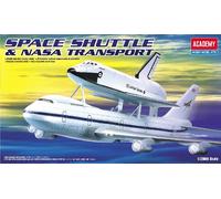 Kit De Modelo De Plástico ACADEMY NASA Space Shuttle Y 747 Carrier 1:288