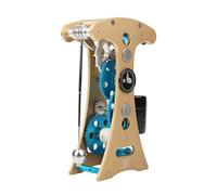 Kit de modelo de reloj de péndulo DIY - Juego de construcción de 91 piezas, una sola carrera 5-10 min, adorno de escritorio para adultos