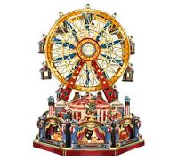 Kit de modelo de rueda de la fortuna musical DIY - Rompecabezas 3D con temática de circo para adultos