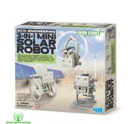 Kit De Modelo Educativo Robot Solar Mini 3 En 1, Ciencia Verde