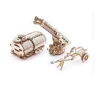 Kit de modelo mecánico de camión cisterna, escalera y remolque UGEARS 70018