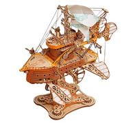 Kit de modelo mecánico vintage Steampunk DIY - Dirigible de fantasía - Un artículo imprescindible para los entusiastas de la mecánica de todo el mundo en 80 días