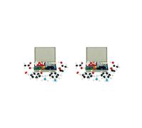 Kit de Modelo Molecular de 480 Piezas Química Orgánica Modelo Orbital de Electrones Moleculares, Herramienta de Ayuda Química para Lecciones de