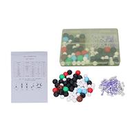 Kit de Modelo Molecular de química Bolas de PP Coloridas Modelo de Estructura Molecular 3D con Caja de Almacenamiento para educación de Laboratorio Escolar Aprendizaje de química