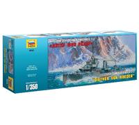 Kit De Modelo Plástico 1:350 Barco Alemán Z-17 Diether Von Reoeder ZVEZDA