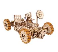 Kit de Modelo Ugears NASA Lunar Rover - Rompecabezas mecánicos de Madera en 3D para Adultos para armar - Regalos espaciales para Adolescentes - Kits de Modelos espaciales Oficiales de la NASA