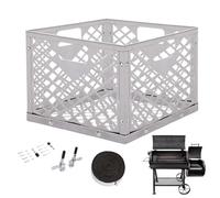 Kit de modificación de ahumador compensado, kit de modificación de ahumador de acero inoxidable, accesorios de ahumador de repuesto, herramienta de sellado con cesta de carbón para