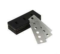 Kit de modificación de impulsor de soplador de nieve de acero inoxidable 304 de 4 cuchillas para ajuste general en sopladores de nieve de 2 etapas, mejora la eficiencia y reduce el riesgo de bloqueo