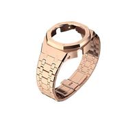 Kit de modificación Gen4 Gen5 apto for Casio GA-2100 GMA-S2100 Mod caja de metal de acero inoxidable tornillo bisel correa apta for GA-2110 GA-B2100(Rose Gold,For GAB2100)