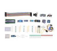 Kit de módulo de Sensor, componente electrónico, Juego de iniciación de Aprendizaje para Principiantes para R3 V3.0 con múltiples sensores, módulo de relé de Pantalla LCD y