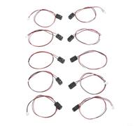 Kit de módulo de sensor de haz de rotura IR de 5 piezas con LED de 3 mm para Arduino DC 3.6-5.5V 25cm rango de detección para detección de movimiento y medición de velocidad (25 cm)